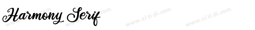 Harmony Serif字体转换